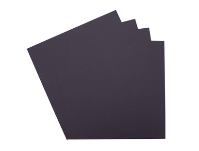 Arden Creative Studio Premium Cardstock Pitch Black 12" x 12" - 20 Pack