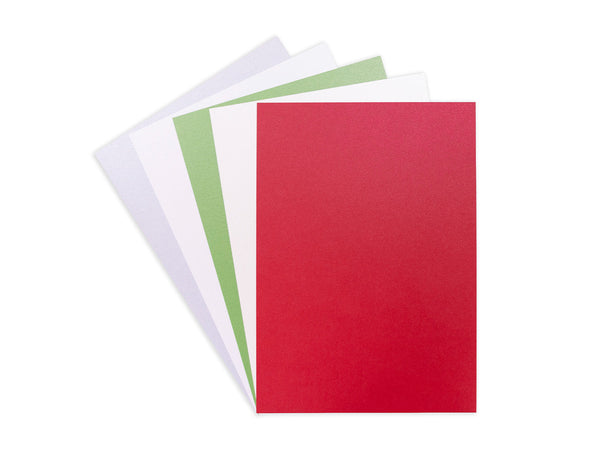 Crafter's Companion A4 Festive Pearl Card - 20 Sheets