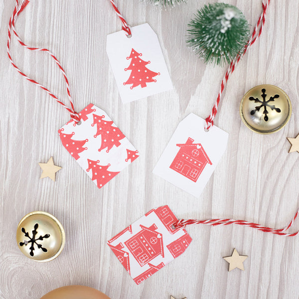 Make Christmas Kit - Tag Making Kit - Nordic - 10pk