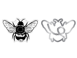 Nature's Garden Flora & Fauna Stamp & Die - Fly High