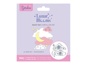 Natures Garden Lunar Blooms Metal Dies - Night Sky