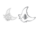 Natures Garden Lunar Blooms Stamp & Die - Moon Bloom