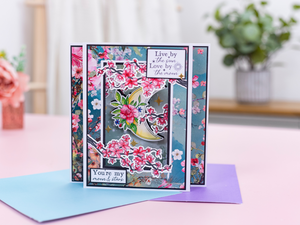 Natures Garden Lunar Blooms Stamp & Die - Cherry Blossom