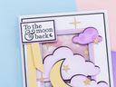 Natures Garden Lunar Blooms Clear Acrylic Stamp - Moonlit Messages