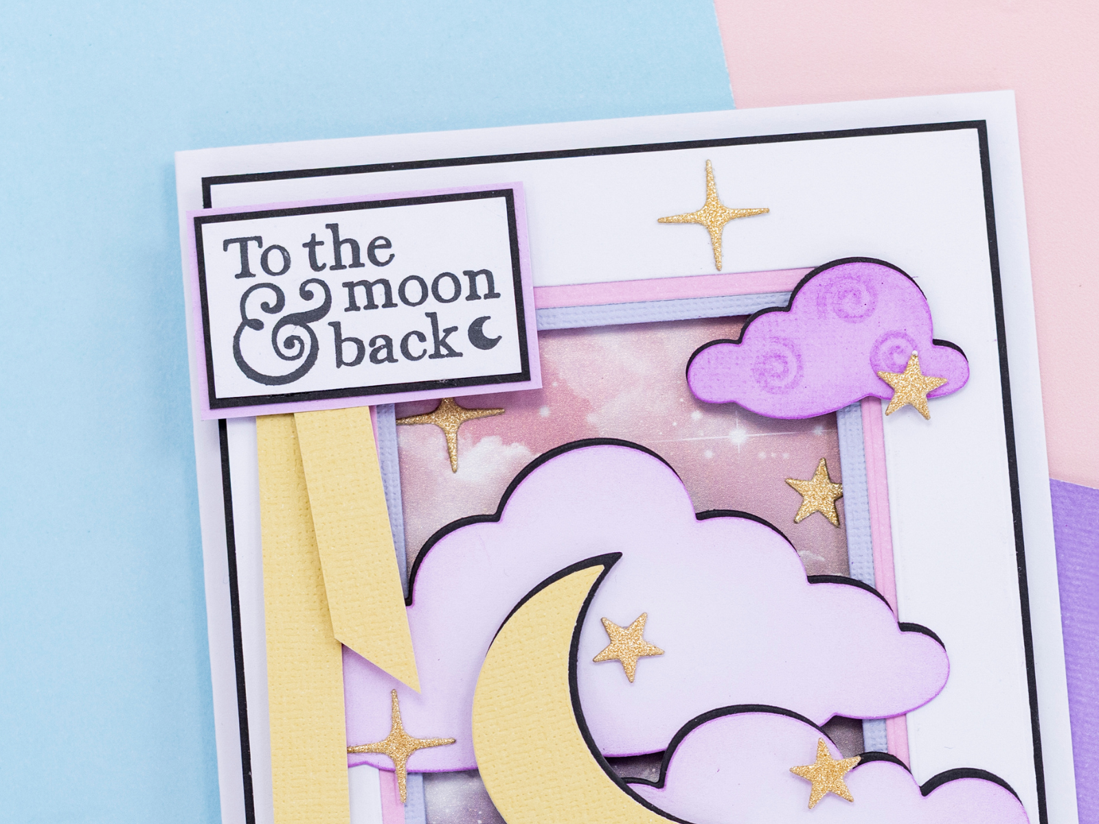 Natures Garden Lunar Blooms Clear Acrylic Stamp - Moonlit Messages