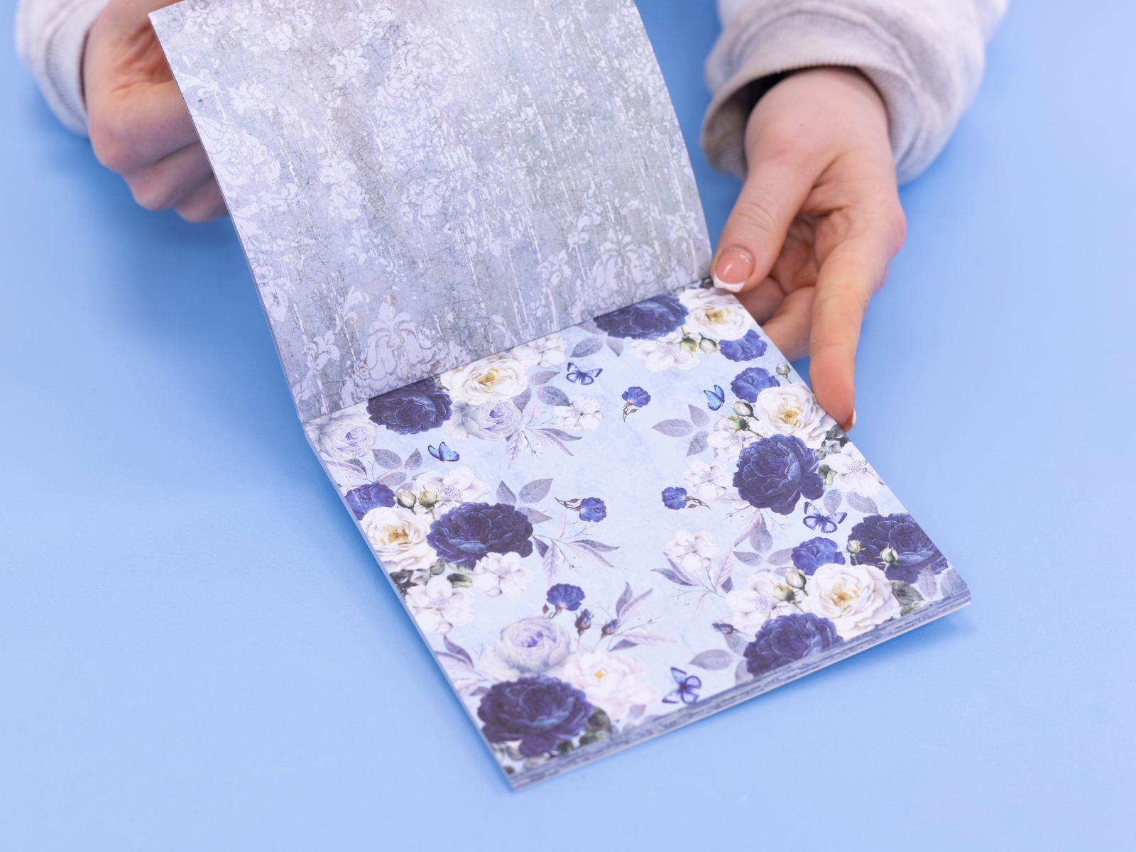 Nature's Garden - Midnight Floral - 6”x6” Paper Pad