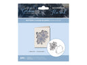 Nature's Garden - Midnight Floral Stamp & Die - Butterfly & Rose Blooms