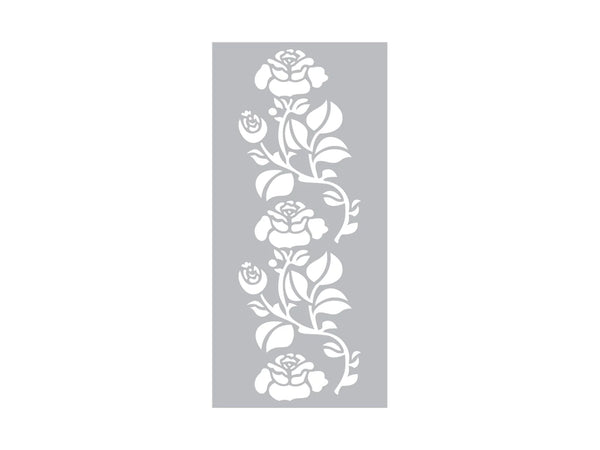 Nature's Garden - Midnight Floral Stencils - Decorative Stencil Pack