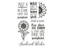 Nature's Garden Sunflower Collection Clear Acrylic Stamp - Sunkissed Wishes