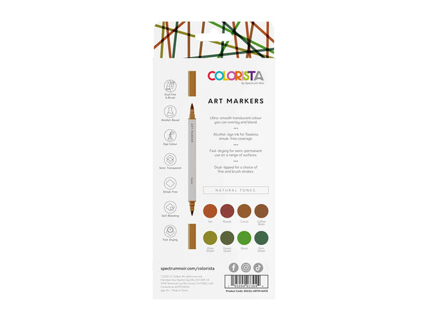 Colorista - Art Marker - Natural Tones 8pc