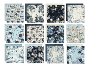 Nature's Garden - Midnight Floral - 12"x12" Paper Pad