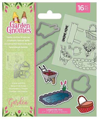 Nature's Garden - Garden Gnomes Stamp and Die - Garden Gnomes Accessories