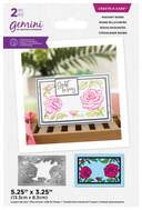 CC Paper Piecing Die Duo- Butterfly & Bloom and Radiant Rose