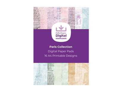 Paris Collection - Digital Paper Pad