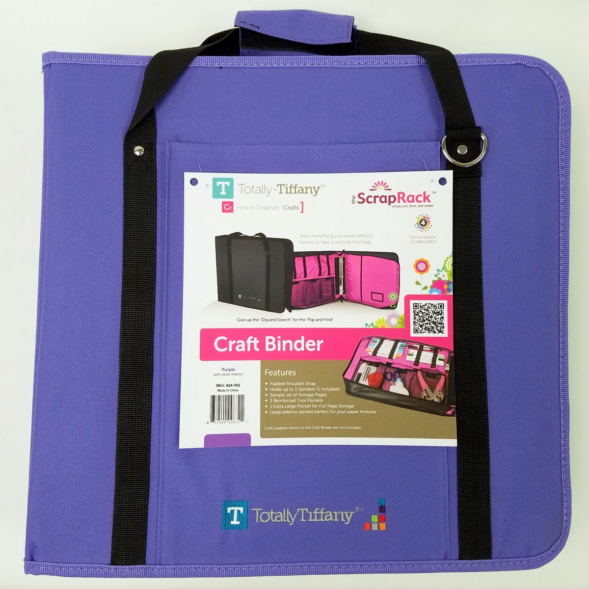 Purple Craft Binder