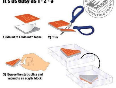 EZMount Static Cling Mounting Foam 8 1/2 x 11  VENDOR PA