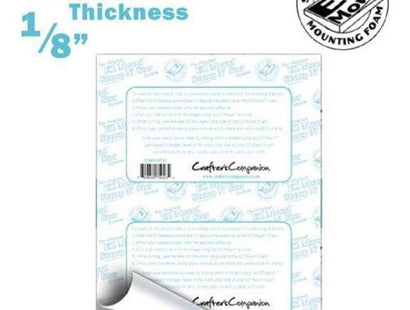 EZMount Static Cling Mounting Foam 8 1/2 x 11  VENDOR PA