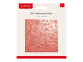 Crafter's Companion 3D Embossing Folder 5.5"x5.5" - Christmas Foliage