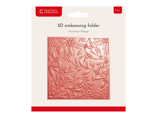 Crafter's Companion 3D Embossing Folder 5.5