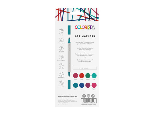 Colorista - Art Marker - Rich Shades 8pc