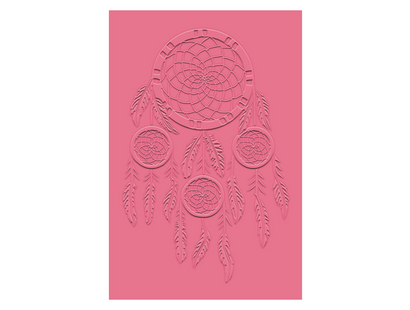 Sara Signature Bohemian 2D Embossing Folder - Follow Your Dreams