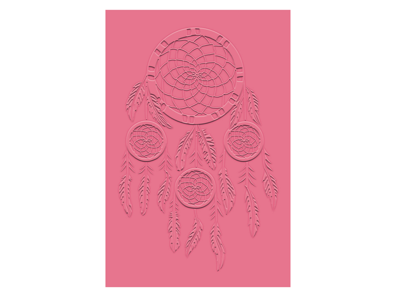 Sara Signature Bohemian 2D Embossing Folder - Follow Your Dreams