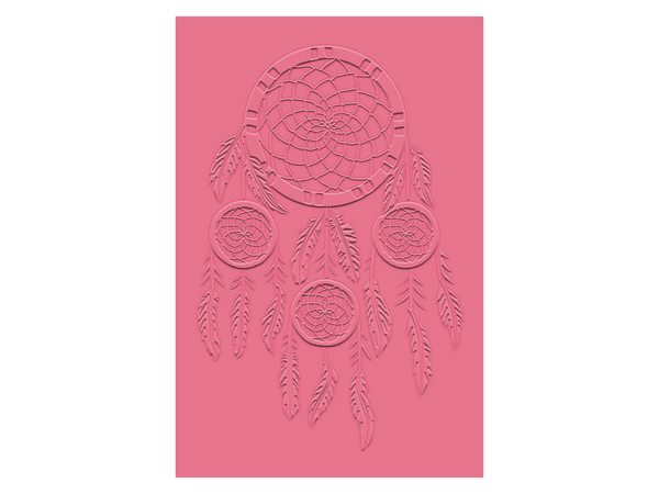 Sara Signature Bohemian 2D Embossing Folder - Follow Your Dreams