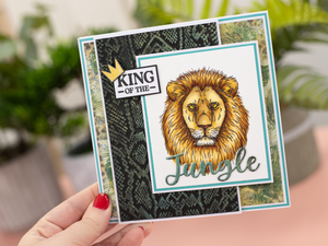 Sara Signature Royal Jungle Photopolymer Stamp - King of the Jungle