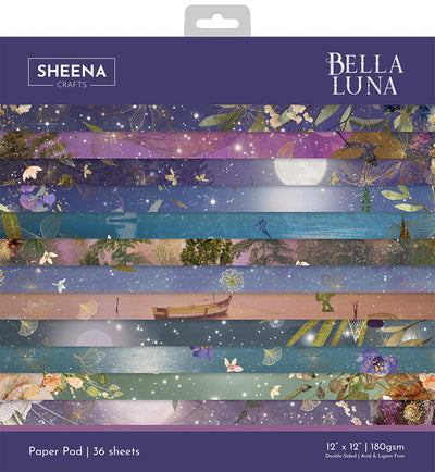 Sheena Douglass Bella Luna 12x12 Paper Pad & 8x8 Vellum Pad