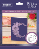 Sheena Douglass Bella Luna Stamp and Die - Floral Crescent