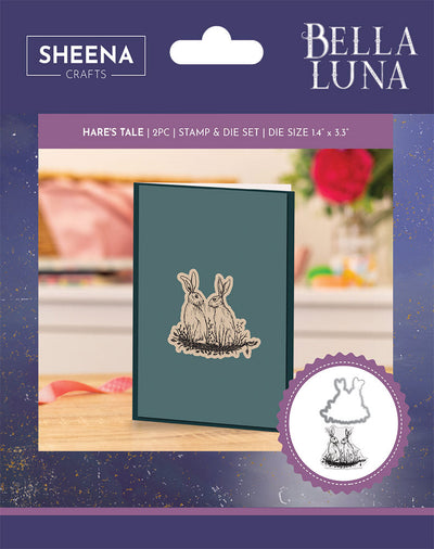 Sheena Douglass Bella Luna Stamp and Die - Hare's Tale