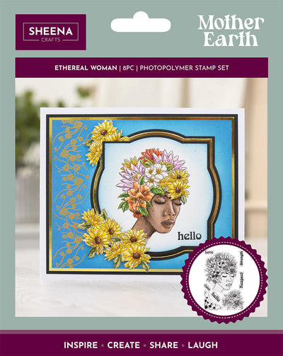 Sheena Douglass Mother Earth Photopolymer Stamps - Ethereal Woman