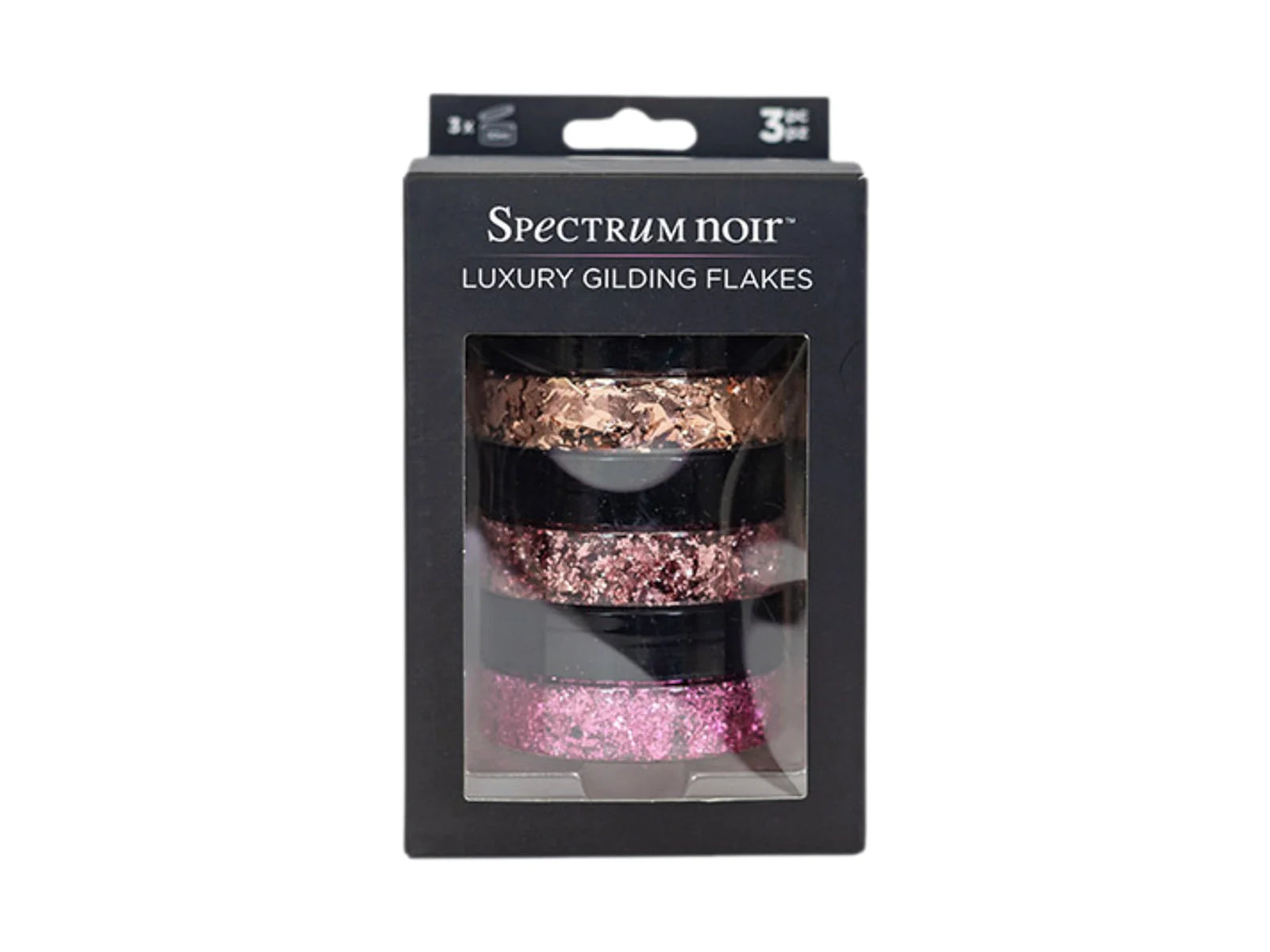 Spectrum Noir 50ml Luxury Gilding Flakes - Blush (3PC)