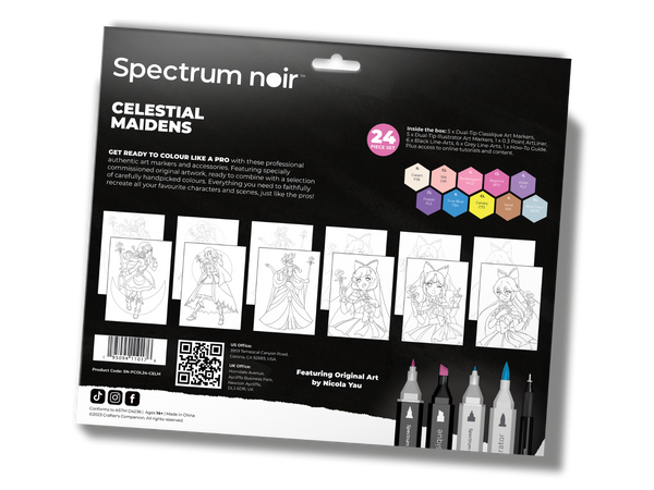 Spectrum Noir Pro Colour Art Kit - Celestial Maidens