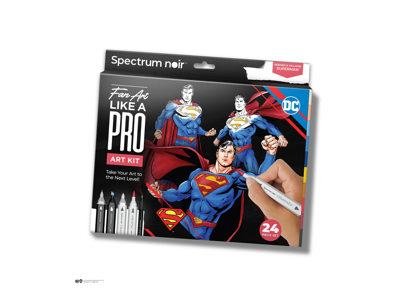 Spectrum Noir Fan-Art Like a Pro Art Kit - Superman