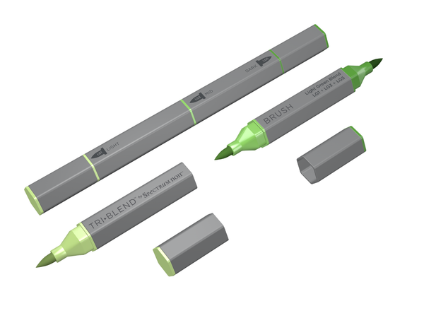 SN-TriBlend Brush-Light Green Blend