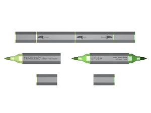 SN-TriBlend Brush-Light Green Blend