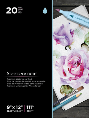 Spectrum Noir 9x12 Premium Watercolour Paper Pad
