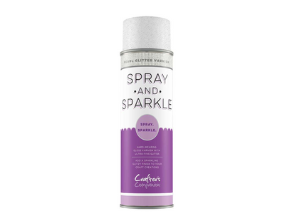 Crafter's Companion Spray and Sparkle Pearl Diamond Glitter Varnish