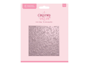 Sara Signature A Christmas Dream 5.5"x5.5" 3D Embossing Folder - Festive Foliage