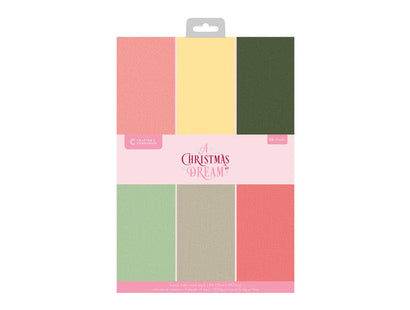 Sara Signature A Christmas Dream Luxury Linen Card - A4