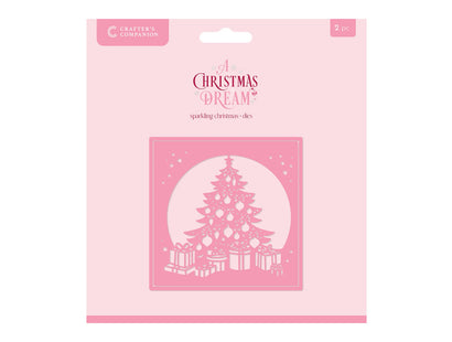 Sara Signature A Christmas Dream Metal Dies Create a Card - Sparkling Christmas