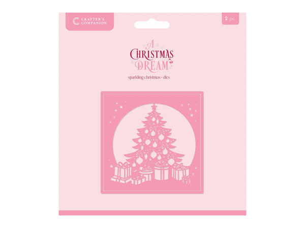 Sara Signature A Christmas Dream Metal Dies Create a Card - Sparkling Christmas