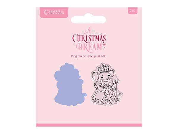 Sara Signature A Christmas Dream Stamp and Die - King Mouse