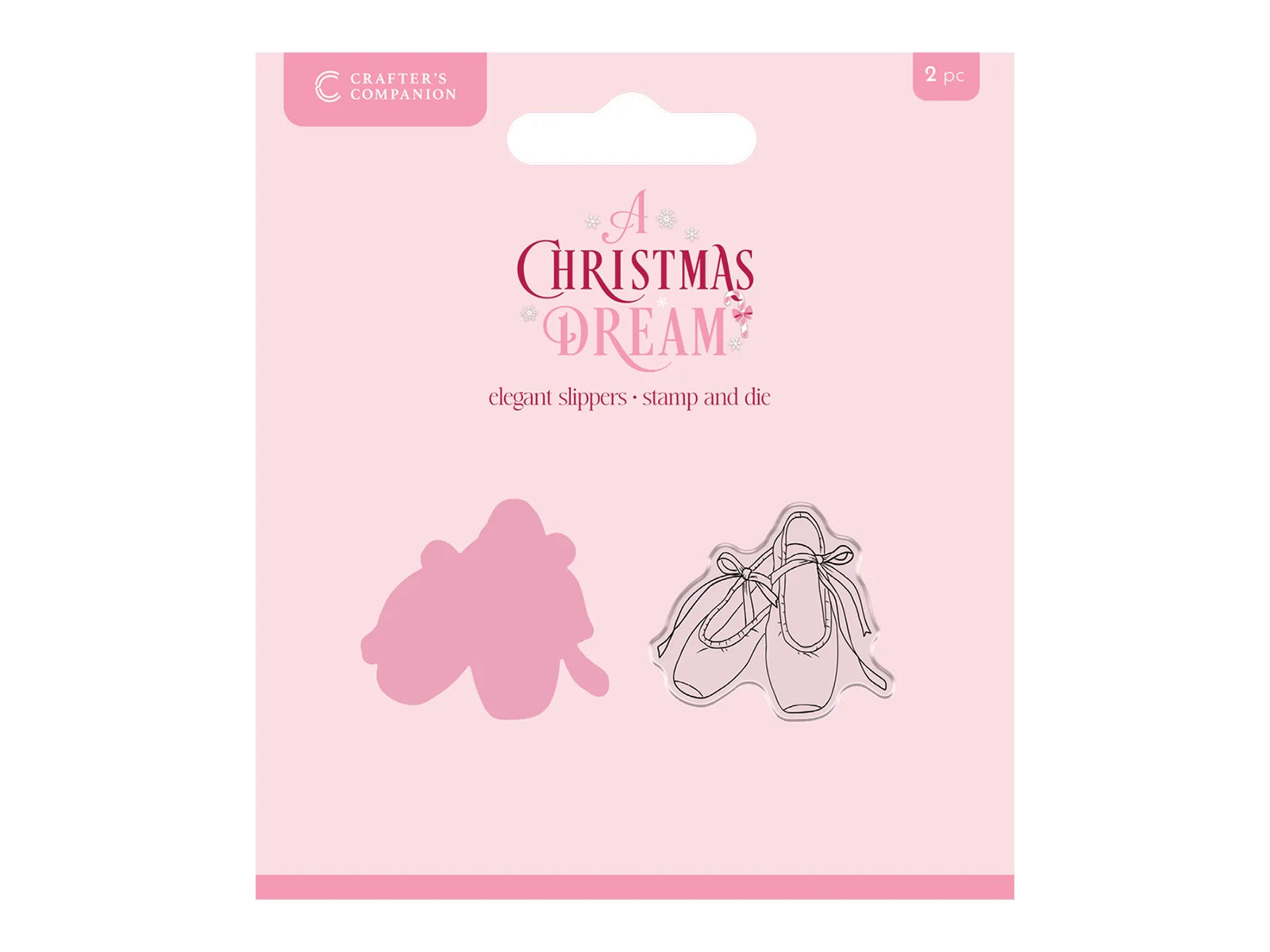 Sara Signature A Christmas Dream Stamp and Die - Elegant Slippers