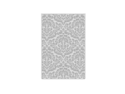 Sara Signature Thorn & Bloom 6" x 4" 2D Embossing Folder - Damask Wallpaper