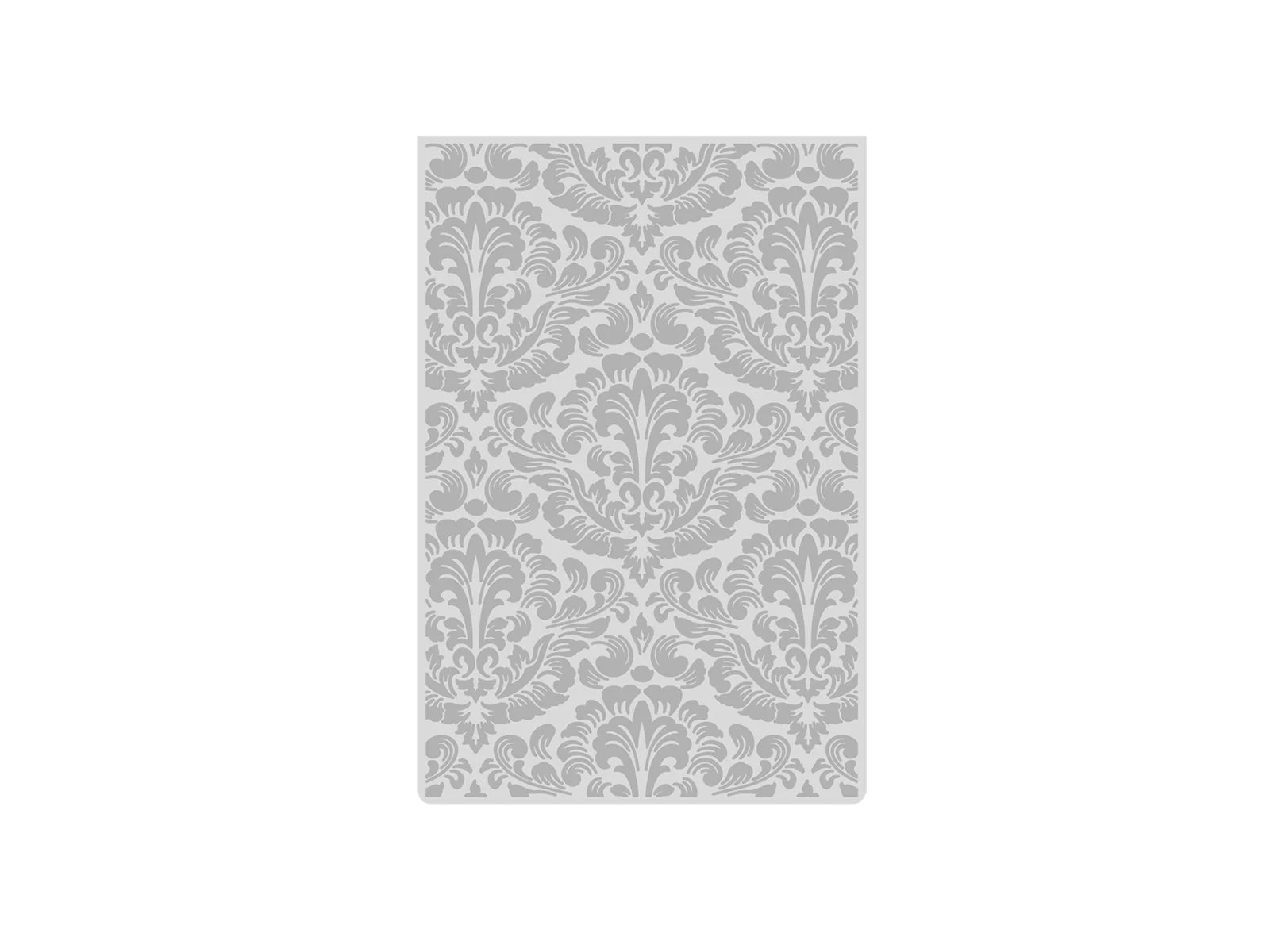 Sara Signature Thorn & Bloom 6" x 4" 2D Embossing Folder - Damask Wallpaper