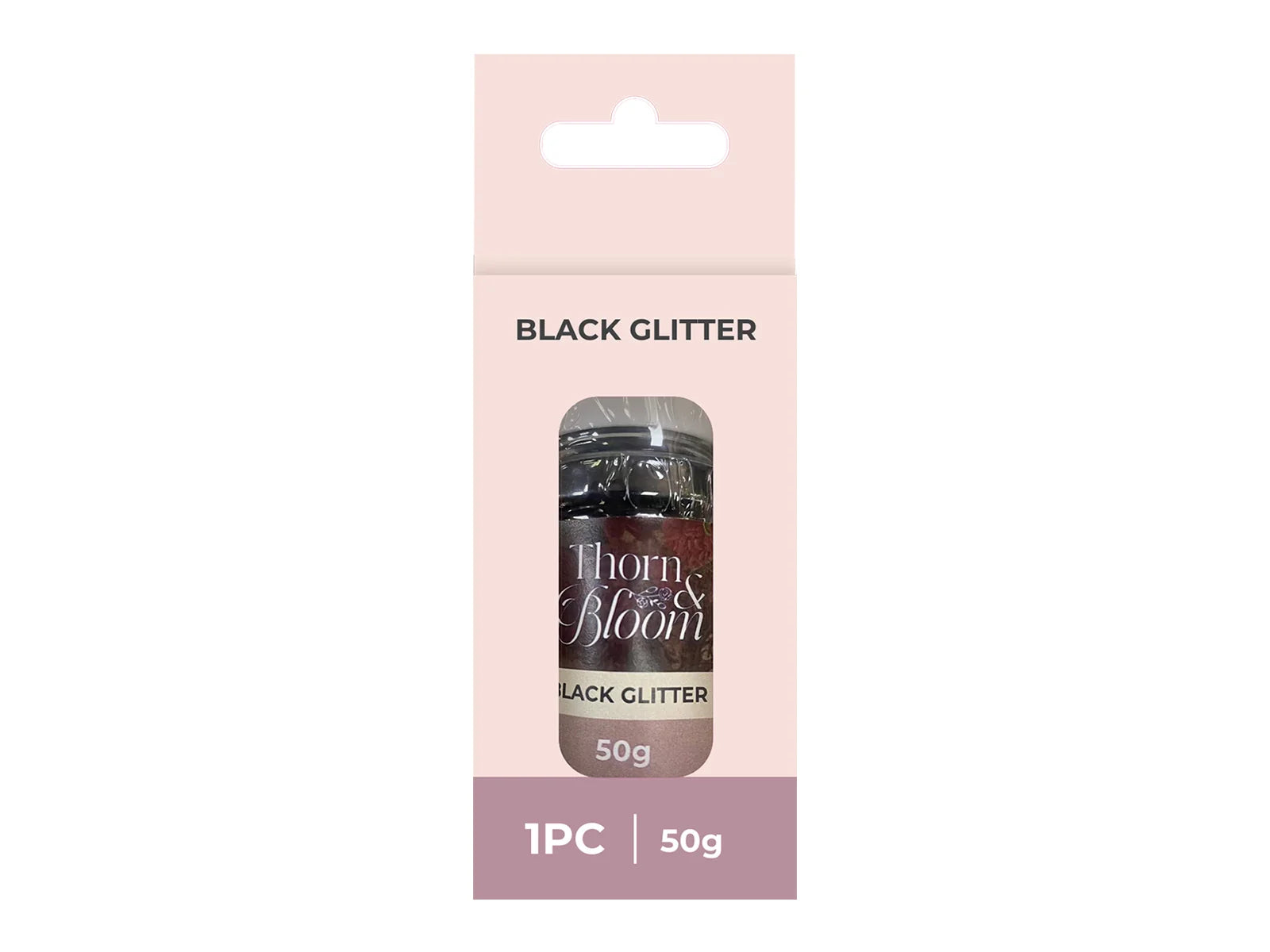 Sara Signature Thorn & Bloom - Black Glitter