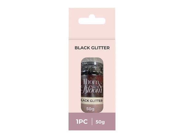 Sara Signature Thorn & Bloom - Black Glitter