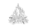 Sara Signature Thorn & Bloom Stamp & Die Set - Rose Candles
